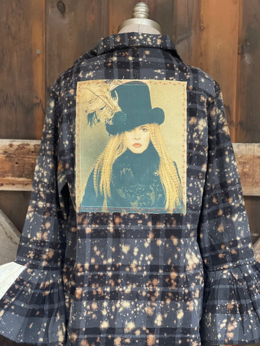Queen of the Gypsies Flared Sleeve Flannel